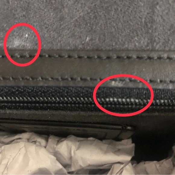 NWT $295 Coach Bowery Croc-Embossed Leather with Gold Crossbody Chain! - Picture 14 of 16